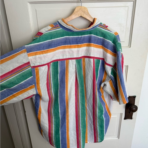 90’s Bugle Boy Striped Button-Up Shirt - Picture 6 of 6